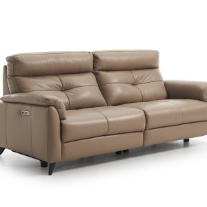 Sofá Relax Habana Tapizado en Piel con USB en Brazo