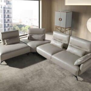 Sofá Chaise Longue Piel Arena